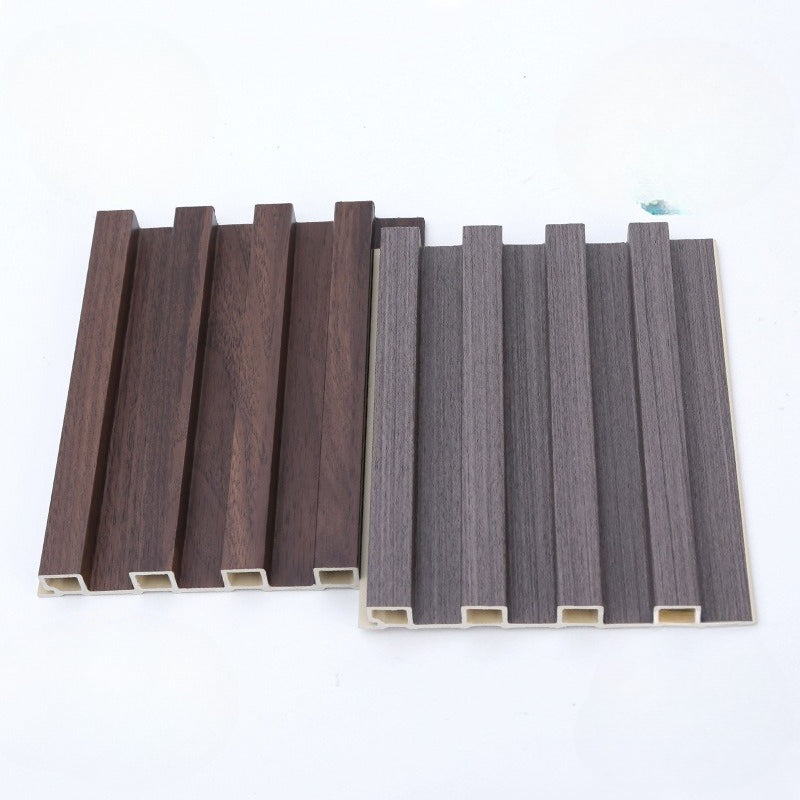 Bamboo-wood fiber 150*17 grille wall panel, indoor Great Wall board wall protection panel, solid wood grille