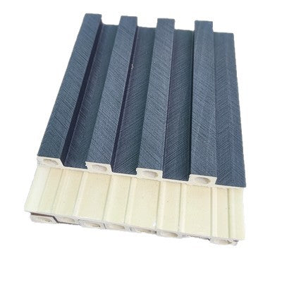 WPC Bamboo & Wood Fiber Wall Panel, TV Background Wall, Popular Grille Panel, Decorative Panel, PVC Great Wall Panel