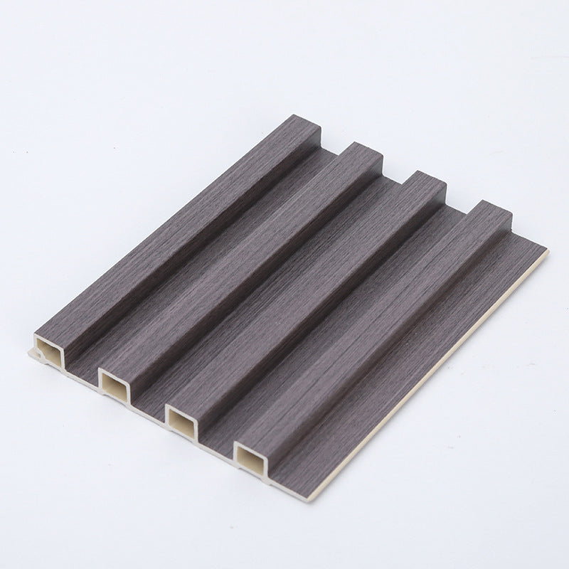 Bamboo-wood fiber 150*17 grille wall panel, indoor Great Wall board wall protection panel, solid wood grille
