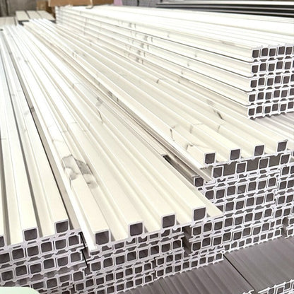 WPC Bamboo & Wood Fiber Wall Panel, TV Background Wall, Popular Grille Panel, Decorative Panel, PVC Great Wall Panel